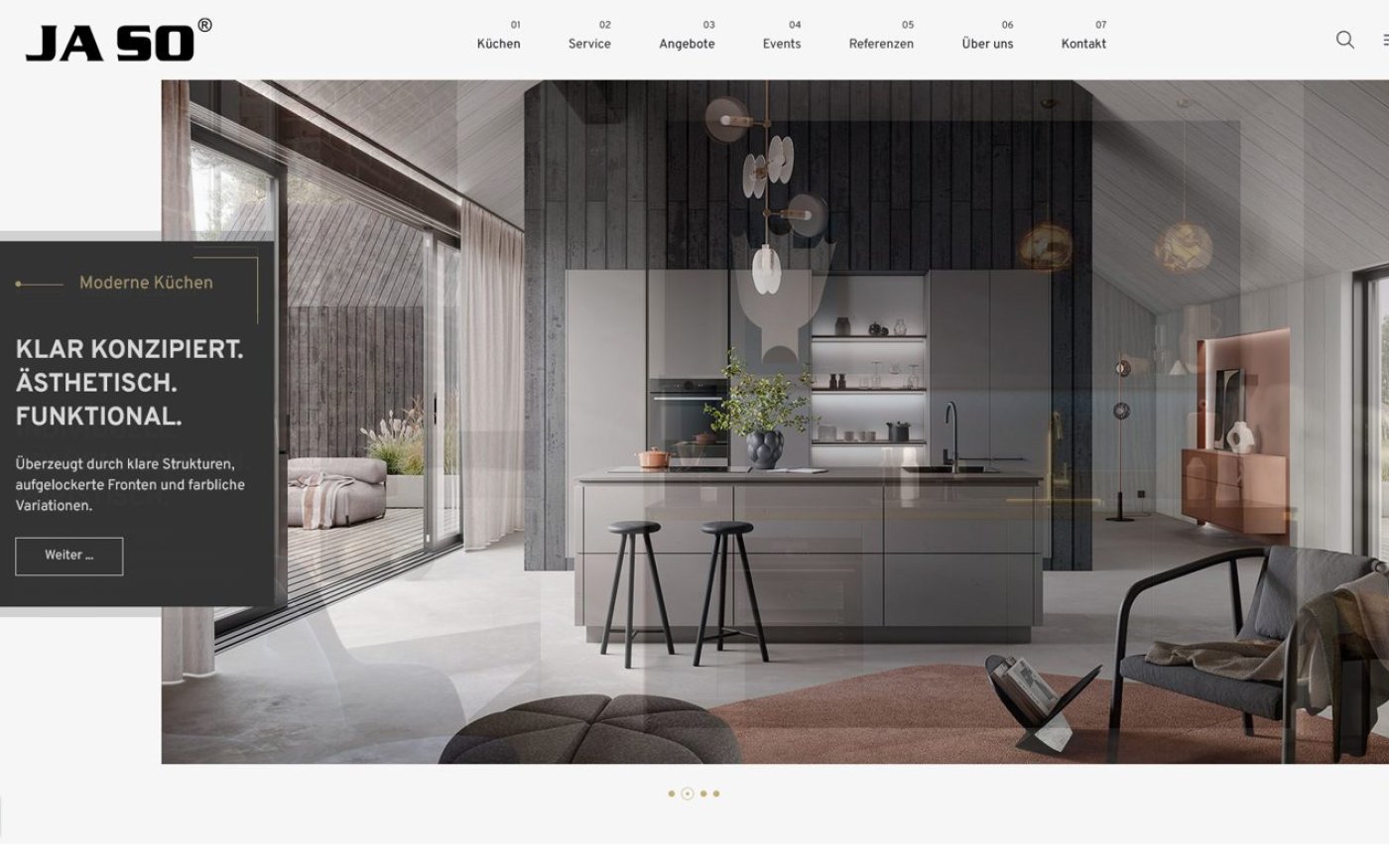 Website JASO Küchenstudio Emmendingen – Webdesign von Gehring Media
